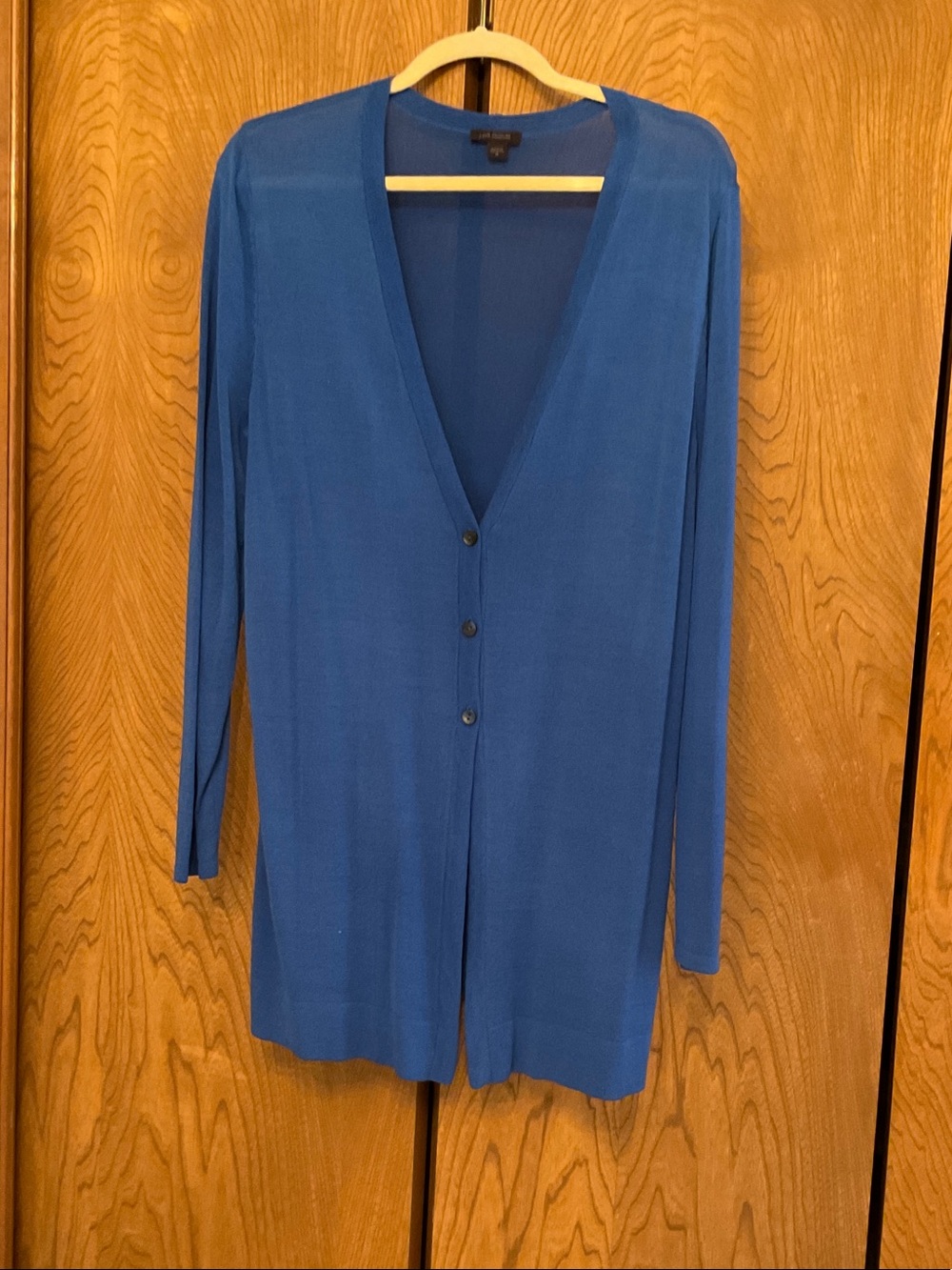 J. Jill Royal Blue Lightweight V-Neck Cardigan